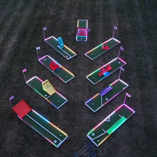 9-Hole Course 2nd Generation LED & Premium Obstacles