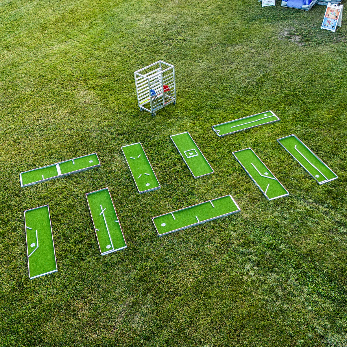 9-Hole Course without LED & Fixed Obstacles